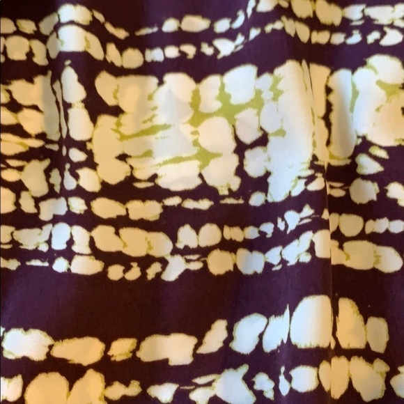 Target Mossimo Silky Purple Pattern 3/4 Sleeve Short Dress Size Small - Picture 7 of 10